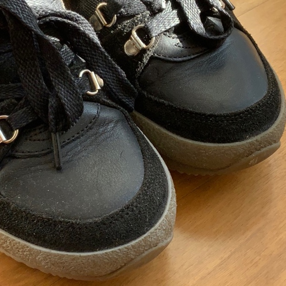 Isabel Marant Brent hiking boots black suede leather size 36 Isabel Marant boots - Picture 8 of 12